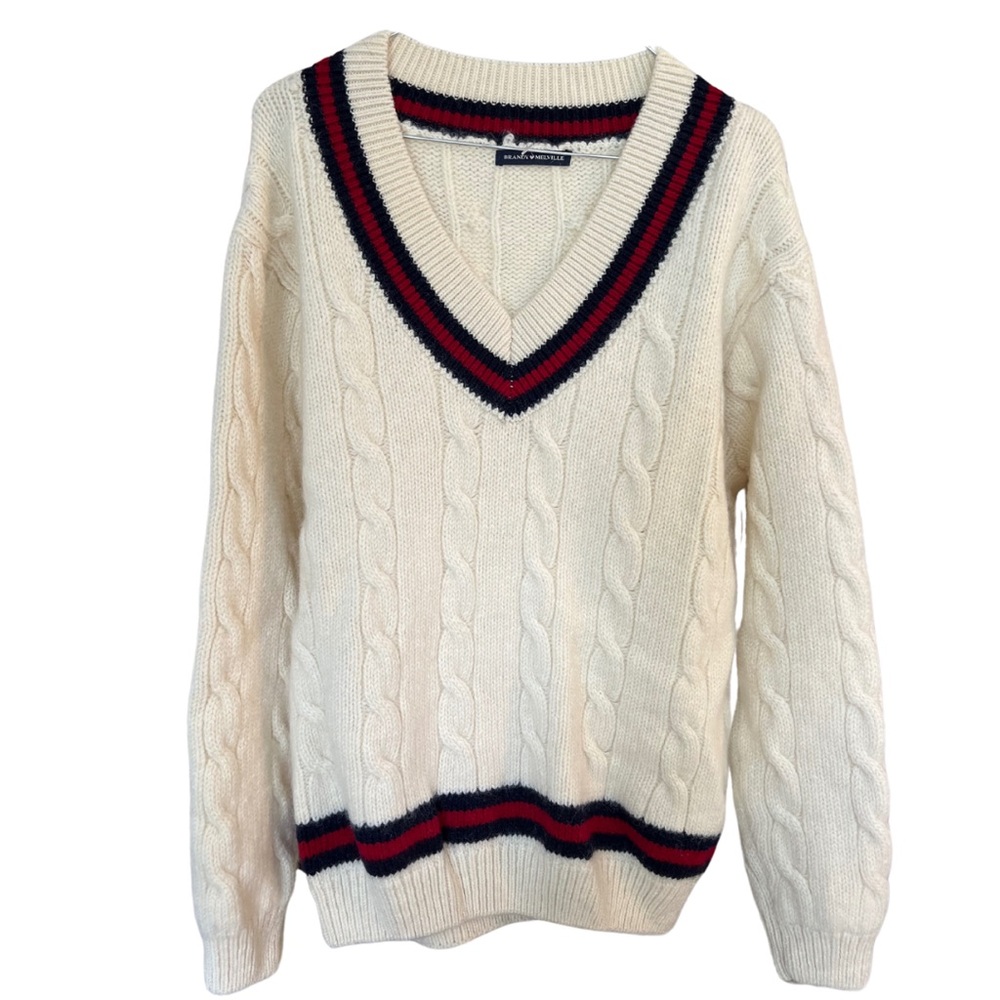 Brandy Melville oversized cable sweater